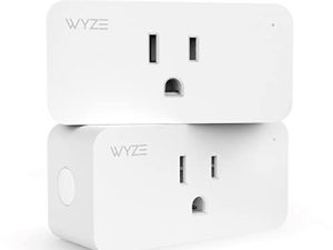 قابس Wyze ، قابس ذكي WiFi بسرعة 2.4 جيجاهرتز ، يعمل مع Alexa ، مساعد Google ، IFTTT ، No Hub Required ، Two-Pack ، White