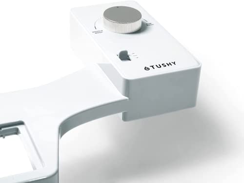TUSHY Basic 2.0 بيديت مرفق مقعد المرحاض | تصميم عصري أنيق. بخاخ الماء النظيف. (فوهة قابلة للتعديل غير كهربائية للتنظيف الذاتي) ، مقبض أبيض / فضي TUSHY Basic 2.0 بيديت مرفق مقعد المرحاض | تصميم عصري أنيق. بخاخ الماء النظيف. (فوهة قابلة للتعديل غير كهربائية للتنظيف الذاتي) ، مقبض أبيض / فضي