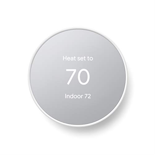 Google Nest Thermostat - ترموستات ذكي للمنزل - ترموستات واي فاي قابل للبرمجة - ثلج Google Nest Thermostat - ترموستات ذكي للمنزل - ترموستات واي فاي قابل للبرمجة - ثلج
