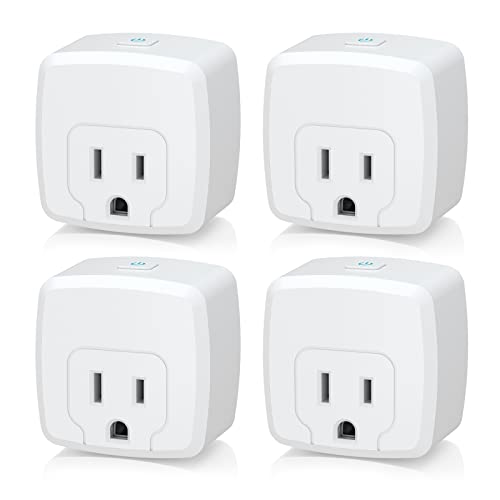 HBN Smart Plug Mini 15A ، منفذ WiFi ذكي يعمل مع Alexa ، مساعد Google Home ، جهاز تحكم عن بعد مع وظيفة مؤقت ، لا يوجد محور مطلوب ، معتمد من ETL ، 2.4G WiFi فقط ، 4 عبوات HBN Smart Plug Mini 15A ، منفذ WiFi ذكي يعمل مع Alexa ، مساعد Google Home ، جهاز تحكم عن بعد مع وظيفة مؤقت ، لا يوجد محور مطلوب ، معتمد من ETL ، 2.4G WiFi فقط ، 4 عبوات