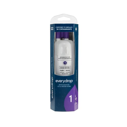 Everydrop by Whirlpool Ice and Water Refrigerator Filter 1، EDR1RXD1، Single-Pack، Purple Everydrop by Whirlpool Ice and Water Refrigerator Filter 1، EDR1RXD1، Single-Pack، Purple