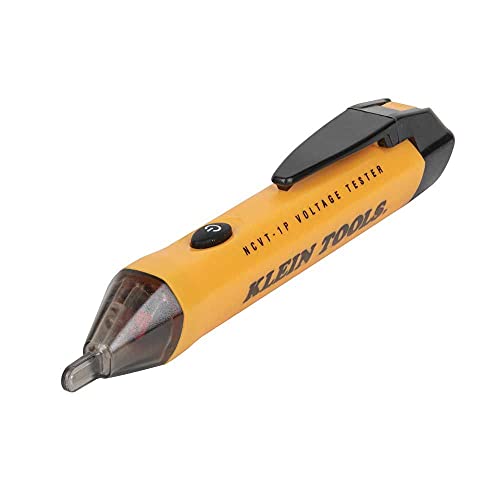 جهاز اختبار الجهد من Klein Tools NCVT1P ، قلم كاشف الجهد غير المتصل ، 50 فولت إلى 1000 فولت تيار متردد ، منبهات LED مسموعة ومومضة ، مشبك جيب جهاز اختبار الجهد من Klein Tools NCVT1P ، قلم كاشف الجهد غير المتصل ، 50 فولت إلى 1000 فولت تيار متردد ، منبهات LED مسموعة ومومضة ، مشبك جيب
