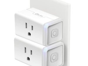 Kasa Smart Plug HS103P2 ، منفذ Wi-Fi للمنزل الذكي يعمل مع Alexa و Echo و Google Home و IFTTT ، لا يوجد محور مطلوب ، جهاز تحكم عن بعد ، 15 أمبير ، معتمد من UL ، 2 عبوة بيضاء