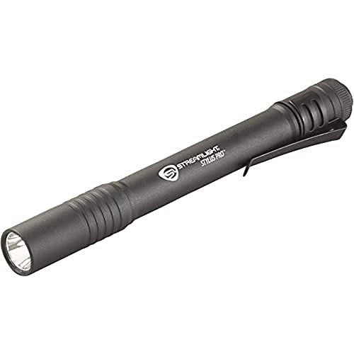 Streamlight 66118 Stylus Pro 100-Lumen LED Pen Light مع الحافظة ، أسود Streamlight 66118 Stylus Pro 100-Lumen LED Pen Light مع الحافظة ، أسود