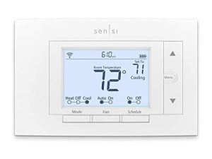 Emerson Sensi Wi-Fi Smart Thermostat للمنزل الذكي ، DIY ، يعمل مع Alexa ، Energy Star Certified ، ST55