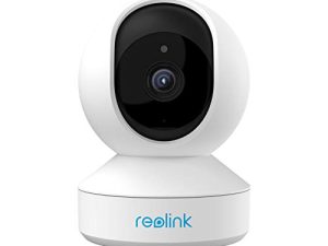 كاميرا أمان لاسلكية من REOLINK ، كاميرا E1 3MP HD Plug-in تعمل بالواي فاي لأمن المنزل / مراقبة الطفل / الحيوانات الأليفة ، تخزين سحابي مجاني مشفر ، إمالة عموم ، رؤية ليلية ، تعمل مع Alexa / Google Assistant