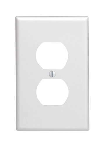 Leviton 80503-W 1-Gang جهاز مزدوج لوحة الحائط ، حجم منتصف الطريق ، Thermoset ، حامل الجهاز ، أبيض Leviton 80503-W 1-Gang جهاز مزدوج لوحة الحائط ، حجم منتصف الطريق ، Thermoset ، حامل الجهاز ، أبيض