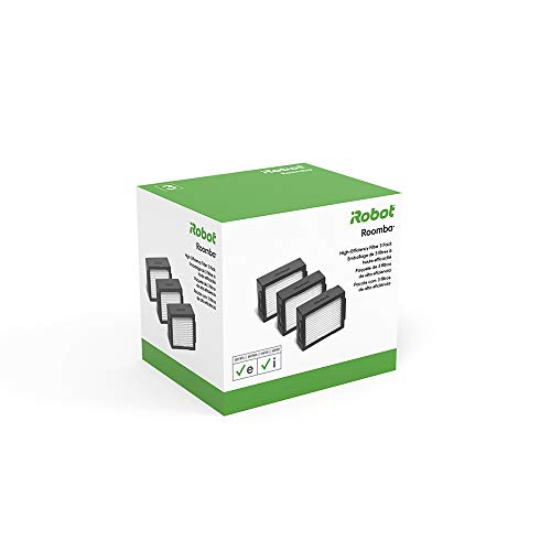 قطع غيار iRobot Authentic - مرشح عالي الكفاءة من سلسلة Roomba e و i و j (3 عبوات) - 4639161 ، أبيض قطع غيار iRobot Authentic - مرشح عالي الكفاءة من سلسلة Roomba e و i و j (3 عبوات) - 4639161 ، أبيض