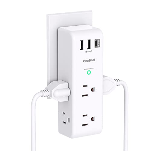 موسع مخرج واقي عرام - مع قابس دوار ، 6 منافذ تيار متردد متعددة التوصيل مع 3 منافذ USB (1 USB C) ، 1800 جول ، شريط طاقة دوار ثلاثي الجوانب مع مقسم مخرج متباعد للمنزل والمكتب والسفر موسع مخرج واقي عرام - مع قابس دوار ، 6 منافذ تيار متردد متعددة التوصيل مع 3 منافذ USB (1 USB C) ، 1800 جول ، شريط طاقة دوار ثلاثي الجوانب مع مقسم مخرج متباعد للمنزل والمكتب والسفر