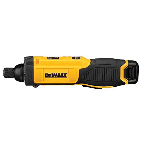 طقم مفك براغي لاسلكي DEWALT 8V MAX ، جيروسكوبي ، بطارية واحدة ، كهربائي (DCF682N1) ، أسود طقم مفك براغي لاسلكي DEWALT 8V MAX ، جيروسكوبي ، بطارية واحدة ، كهربائي (DCF682N1) ، أسود