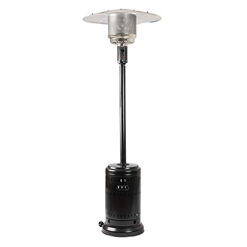 Amazon Basics 46،000 BTU Outdoor Propane Patio Heater مع عجلات ، تجاري وسكني - Havana Bronze Amazon Basics 46،000 BTU Outdoor Propane Patio Heater مع عجلات ، تجاري وسكني - Havana Bronze