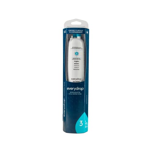 Everydrop by Whirlpool Ice and Water Refrigerator Filter 3، EDR3RXD1 ، عبوة واحدة Everydrop by Whirlpool Ice and Water Refrigerator Filter 3، EDR3RXD1 ، عبوة واحدة