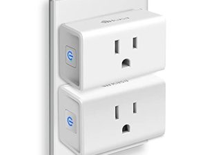 Kasa Smart Plug Ultra Mini 15A ، منفذ Wi-Fi للمنزل الذكي يعمل مع Alexa و Google Home و IFTTT ، لا يوجد Hub مطلوب ، معتمد من UL ، 2.4G WiFi فقط ، 2-Pack (EP10P2) ، أبيض