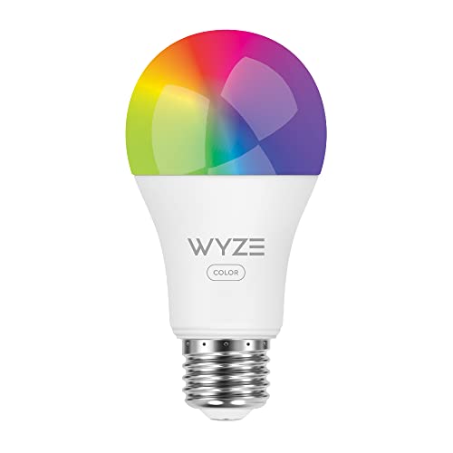 لون لمبة Wyze ، 1100 Lumen WiFi RGB و Tunable White A19 Smart Bulb ، تعمل مع Alexa و Google Assistant ، حزمة واحدة - معتمدة لجهاز الإنسان لون لمبة Wyze ، 1100 Lumen WiFi RGB و Tunable White A19 Smart Bulb ، تعمل مع Alexa و Google Assistant ، حزمة واحدة - معتمدة لجهاز الإنسان
