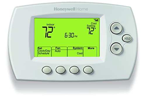 Honeywell Home Wi-Fi 7-Day Programmable Thermostat (RTH6580WF) ، يتطلب C Wire ، يعمل مع Alexa Honeywell Home Wi-Fi 7-Day Programmable Thermostat (RTH6580WF) ، يتطلب C Wire ، يعمل مع Alexa