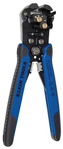Klein Tools 11061 أداة تعرية الأسلاك / قاطعة الأسلاك لأسلاك AWG الصلبة والمربوطة ، Kleins شديدة التحمل يتم ضبطها ذاتيًا Klein Tools 11061 أداة تعرية الأسلاك / قاطعة الأسلاك لأسلاك AWG الصلبة والمربوطة ، Kleins شديدة التحمل يتم ضبطها ذاتيًا