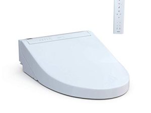 TOTO SW3084 # 01 WASHLET C5 مقعد مرحاض إلكتروني مع PREMIST و EWATER + Wand Cleaning ، ممدود ، قطن أبيض