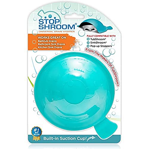 غطاء سدادة عالمية من StopShroom STBLU232 لحوض الاستحمام والحمام ومصارف المطبخ ، أكوا غطاء سدادة عالمية من StopShroom STBLU232 لحوض الاستحمام والحمام ومصارف المطبخ ، أكوا