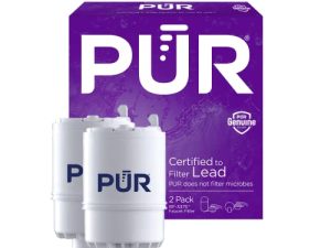 استبدال فلتر المياه PUR لأنظمة ترشيح الحنفية (عبوتان) - متوافق مع جميع أنظمة تصفية صنبور PUR