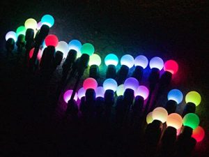 مصابيح حديقة DURPAR الشمسية ، ضوء تأرجح Starburst ، مصابيح Firefly تعمل بالطاقة الشمسية في الهواء الطلق مقاومة للماء ، ضوء RGB متغير اللون للحديقة ، الفناء ، الفناء ، المسار ، الحفلات ، التخييم