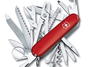 Victorinox Swiss Army Multi-Tool ، سكين الجيب SwissChamp ، أحمر ، 91 مم (1.6795)