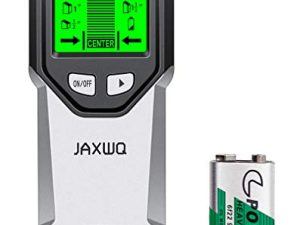 ماسح ضوئي للجدار Finder - كاشف مسمار 5 في 1 مع شريحة معالج دقيق ذكي وشاشة LCD عالية الدقة ، مكتشفات شعاع مستشعر مسمار لمركز وحافة الخشب AC الأسلاك المعدنية ترصيع أنبوب الرافعة