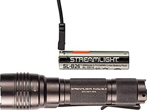 Streamlight 88085 ProTac HL-X USB 1000-Lumen متعدد الوقود قابل لإعادة الشحن مصباح يدوي تكتيكي احترافي مع بطارية USB وكابل USB وحافظة ، صندوق ، أسود