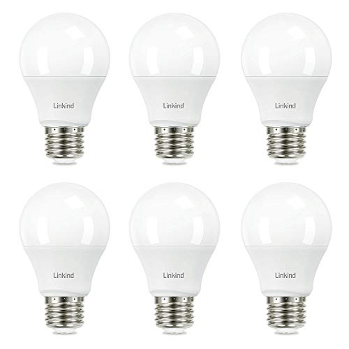 لمبة الإضاءة Linkind A19 LED ، لمبات الإضاءة المكافئة 60 وات ، 9 وات 2700 كلفن أبيض ناعم ، 800 لومن لمبة LED غير قابلة للتعتيم ، قاعدة E26 القياسية ، كفاءة الطاقة المدرجة في قوائم UL ، 6 عبوات لمبة الإضاءة Linkind A19 LED ، لمبات الإضاءة المكافئة 60 وات ، 9 وات 2700 كلفن أبيض ناعم ، 800 لومن لمبة LED غير قابلة للتعتيم ، قاعدة E26 القياسية ، كفاءة الطاقة المدرجة في قوائم UL ، 6 عبوات
