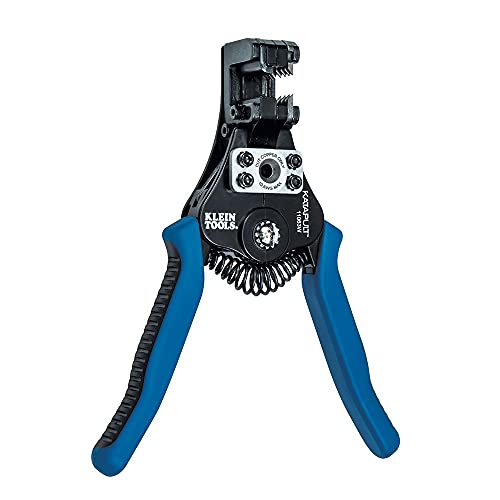 Klein Tools 11063W قاطع الأسلاك / قشارة الأسلاك ، أداة تجريد الأسلاك الأوتوماتيكية الثقيلة 8-20 AWG الأسلاك الكهربائية الصلبة و 10-22 AWG Klein Tools 11063W قاطع الأسلاك / قشارة الأسلاك ، أداة تجريد الأسلاك الأوتوماتيكية الثقيلة 8-20 AWG الأسلاك الكهربائية الصلبة و 10-22 AWG