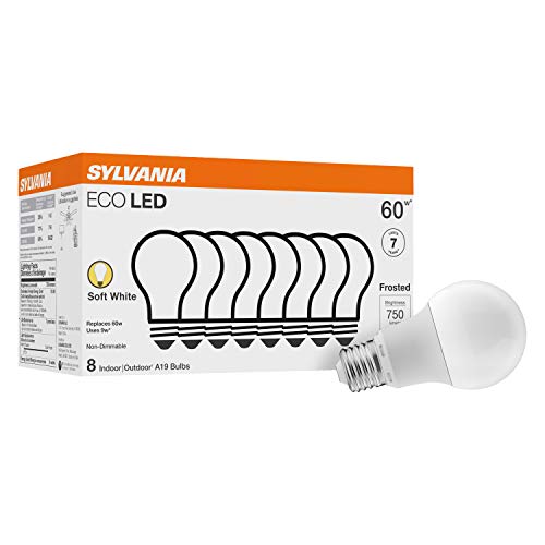 لمبة الإضاءة SYLVANIA ECO LED ، أي ما يعادل 60 واط ، كفاءة 9 واط ، 7 سنوات ، 750 لومن ، 2700 كلفن ، غير قابلة للتعتيم ، بلوري ، أبيض ناعم - 8 عبوات (40821) لمبة الإضاءة SYLVANIA ECO LED ، أي ما يعادل 60 واط ، كفاءة 9 واط ، 7 سنوات ، 750 لومن ، 2700 كلفن ، غير قابلة للتعتيم ، بلوري ، أبيض ناعم - 8 عبوات (40821)