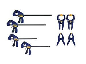 طقم مشابك خشب IRWIN QUICK-GRIP ، 8 قطع (IRHT83220)