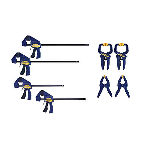 طقم مشابك خشب IRWIN QUICK-GRIP ، 8 قطع (IRHT83220) طقم مشابك خشب IRWIN QUICK-GRIP ، 8 قطع (IRHT83220)