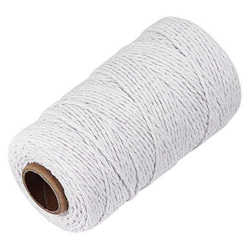 خيوط خيوط قطنية بيضاء للجزار - Ohtomber 328 Feet 2MM Twine للحرف اليدوية ، خيوط الخبازين ، سلسلة جزار الطبخ في المطبخ للحوم والتحميص ، خيوط تغليف الهدايا خيوط خيوط قطنية بيضاء للجزار - Ohtomber 328 Feet 2MM Twine للحرف اليدوية ، خيوط الخبازين ، سلسلة جزار الطبخ في المطبخ للحوم والتحميص ، خيوط تغليف الهدايا
