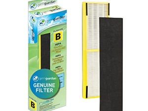 مرشح بديل لتنقية الهواء من GermGuardian AC4300BPTCA و AC4900CA و AC4825 و AC4825DLX و AC4850PT و CDAP4500BCA و CDAP4500WCA والمزيد ، عبوة واحدة ، رمادي