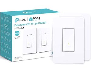 Kasa Smart 3 Way Switch HS210 KIT ، Needs Neutral Wire ، 2.4GHz Wi-Fi Light Switch يعمل مع Alexa و Google Home ، UL Certified ، No Hub Required ، 2-Pack