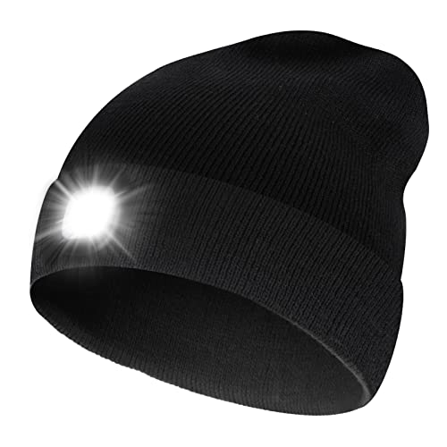 هدايا VIBELITE Stocking Stuffers للرجال هدايا الكريسماس ، قبعة صغيرة LED مع ضوء ، مصباح أمامي LED قابل لإعادة الشحن USB ، هدايا للأب والزوج له ، أسود هدايا VIBELITE Stocking Stuffers للرجال هدايا الكريسماس ، قبعة صغيرة LED مع ضوء ، مصباح أمامي LED قابل لإعادة الشحن USB ، هدايا للأب والزوج له ، أسود