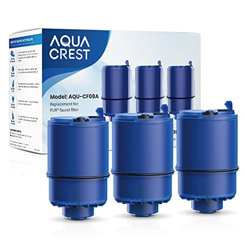 مرشح مياه معتمد من AQUA CREST NSF ، بديل لمرشح مياه صنبور Pur® RF9999® ، طراز صنبور Pur® FM-2500V ، FM-3700 ، PFM150W ، PFM350V ، PFM400H ، Pur-0A1 (عبوة من 3) ، رقم الموديل: AQU- CF08A مرشح مياه معتمد من AQUA CREST NSF ، بديل لمرشح مياه صنبور Pur® RF9999® ، طراز صنبور Pur® FM-2500V ، FM-3700 ، PFM150W ، PFM350V ، PFM400H ، Pur-0A1 (عبوة من 3) ، رقم الموديل: AQU- CF08A