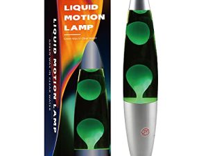 مصباح Stemclas Liquid Motion ، ضوء مريح وهادئ ، ديكور رائع للمنزل ، الغرفة ، المكتب والحفلات ، هدايا رائعة للعطلات وأعياد الميلاد ، 13.5 بوصة (شمع أخضر في ماء صافٍ)