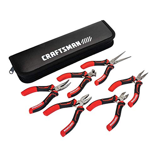 زرادية CRAFTSMAN ، 6 قطع صغيرة مع حقيبة (CMHT81716) زرادية CRAFTSMAN ، 6 قطع صغيرة مع حقيبة (CMHT81716)