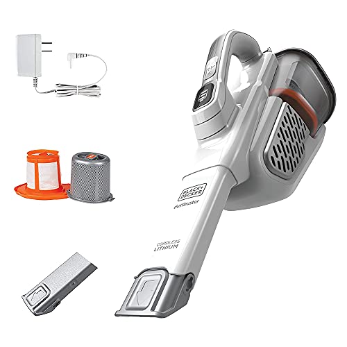 مكنسة كهربائية محمولة من بلاك + ديكر ، لاسلكية ، تقنية AdvancedClean + ، بيضاء (HHVK320J10) مكنسة كهربائية محمولة من بلاك + ديكر ، لاسلكية ، تقنية AdvancedClean + ، بيضاء (HHVK320J10)