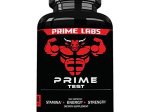 Prime Labs - معزز اختبار الرجال - معزز طبيعي للقدرة والتحمل والقوة - 60 كبسولة