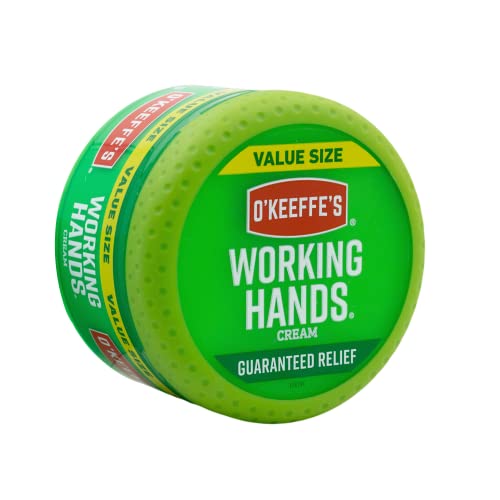 كريم اليد O'Keeffe's Working Hand ، للجفاف الشديد والأيدي المتشققة ، برطمان 6.8 أونصة (حجم القيمة ، عبوة من 1) كريم اليد O'Keeffe's Working Hand ، للجفاف الشديد والأيدي المتشققة ، برطمان 6.8 أونصة (حجم القيمة ، عبوة من 1)