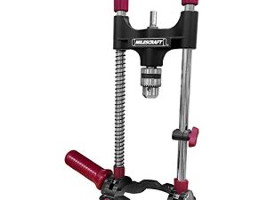 دليل المثقاب المحمول Milescraft 1318 DrillMate - مرفق دليل المثقاب متعدد الزوايا - متوافق مع معظم ملحقات المثقاب 3/8 بوصة - قاعدة دليل المثقاب ذاتية التمركز - قراءات متعددة الزوايا