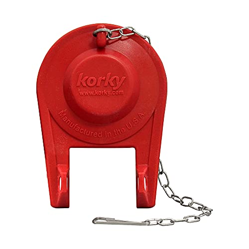 Korky 100BP Ultra High Performance Flapper يناسب معظم المراحيض - مطاط طويل الأمد - سهل التركيب - صنع في الولايات المتحدة الأمريكية ، صغير ، أحمر Korky 100BP Ultra High Performance Flapper يناسب معظم المراحيض - مطاط طويل الأمد - سهل التركيب - صنع في الولايات المتحدة الأمريكية ، صغير ، أحمر