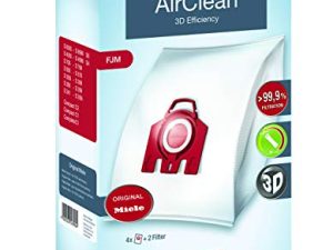 كيس غبار Miele AirClean 3D Efficiency ، نوع FJM ، 4 أكياس و 2 فلتر