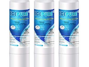 ICEPURE DA29-00020B استبدال فلتر مياه الثلاجة Samsung لـ DA29-00020A / B ، HAF-CIN / EXP ، RF28HFEDBSR ، RF263BEAESR ، RF263TEAESG ، RF28HDEDBSR ، HAF-CIN ، RF4287HARS ، RF4267HARS ، DA97-08006A 3PACK
