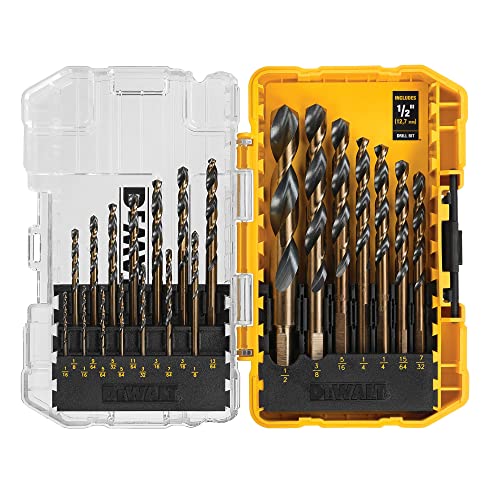 DEWALT DWA1181 طقم لقمة مثقاب ملتوية مطلية بأكسيد أسود مكون من 21 قطعة DEWALT DWA1181 طقم لقمة مثقاب ملتوية مطلية بأكسيد أسود مكون من 21 قطعة