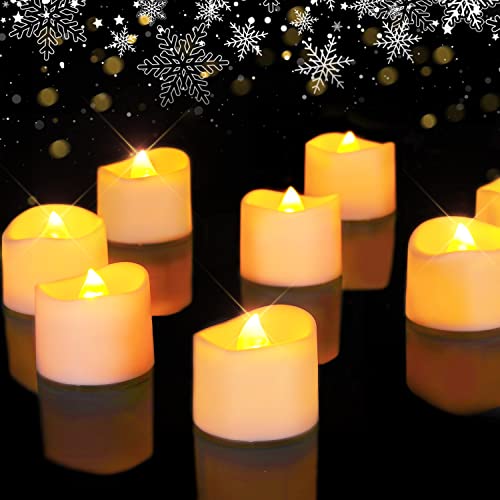 شموع Homemory LED ، تدوم 3 مرات أطول 150 ساعة ، مصابيح شاي واقعية ، مصابيح شاي LED ، مصابيح مضيئة وامضة ، تعمل بالبطارية ، شموع عديمة اللهب ، قاعدة بيضاء ، تشمل البطاريات ، مجموعة من 12 شموع Homemory LED ، تدوم 3 مرات أطول 150 ساعة ، مصابيح شاي واقعية ، مصابيح شاي LED ، مصابيح مضيئة وامضة ، تعمل بالبطارية ، شموع عديمة اللهب ، قاعدة بيضاء ، تشمل البطاريات ، مجموعة من 12