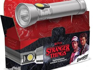 Stranger Things Demogorgon Hunting LED Flashlight من Energizer ، إصدار محدود ، مصباح يدوي عتيق ، إصدار جامعي الأشياء الغريبة (يشمل البطاريات)