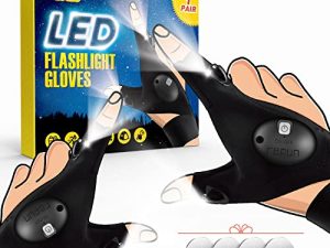 هدايا للرجال ، قفازات كشاف LED ، أدوات رائعة لتخزين عيد الميلاد ، هدايا عيد ميلاد فريدة من نوعها لأب صديقها وزوجها ، أداة قفازات خفيفة للتخييم والصيد وإصلاح السيارات والمشي لمسافات طويلة